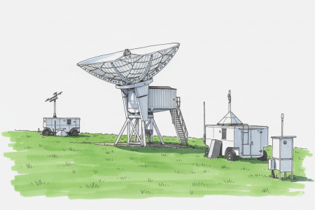 Panská Ves - Ionosférická a telemetrická observatoř 